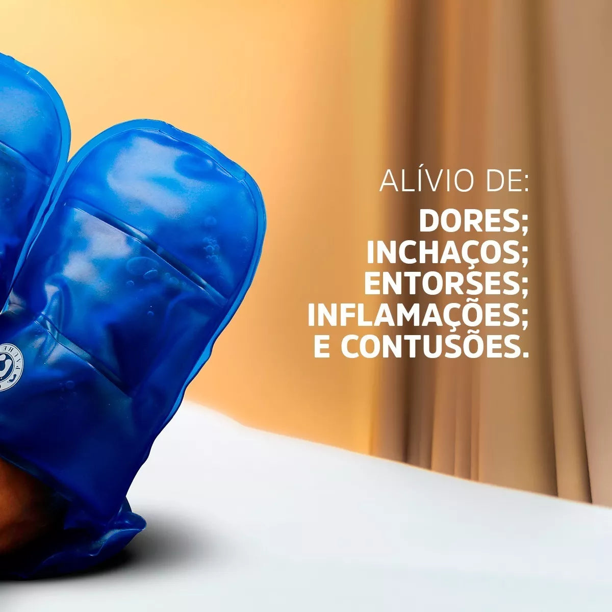 TermoPRO® | Pantufa em Gel Térmica Alivia Dor