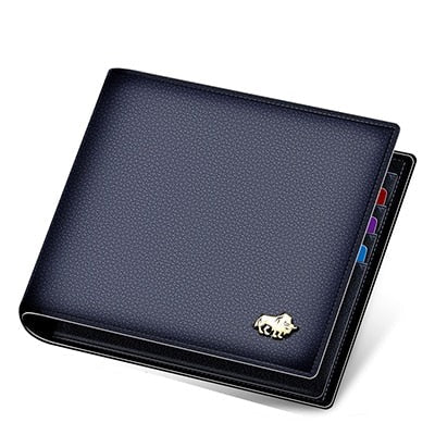 Bison Herren-Geldbörse aus Leder mit RFID-Blockierung