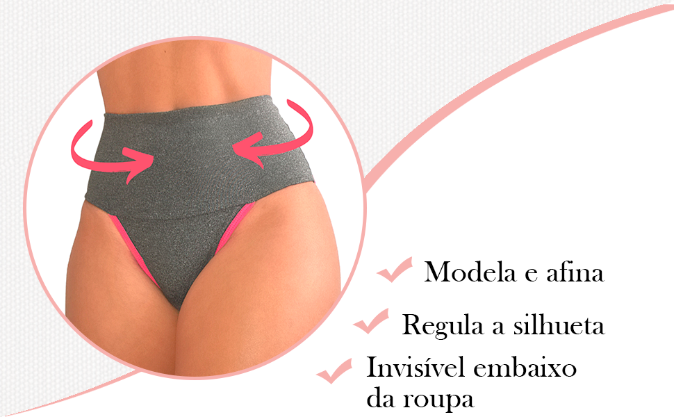 Kit Comfort + Fitness | 5 Calcinha Comfort+ + 5 Calcinha Fitness Fio dental