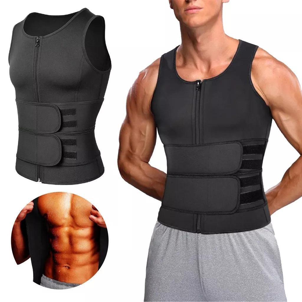 BodyTérmo® - Colete Termoativo Masculino - Reduz Barriga e Queima Calorias