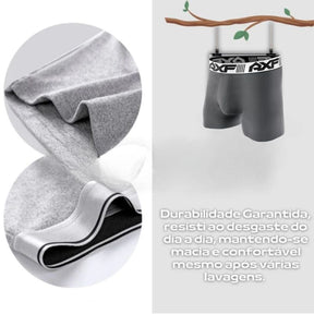 Kit Cuecas Boxer Microfibra AXF™ - [Pague 5 Leve 10]