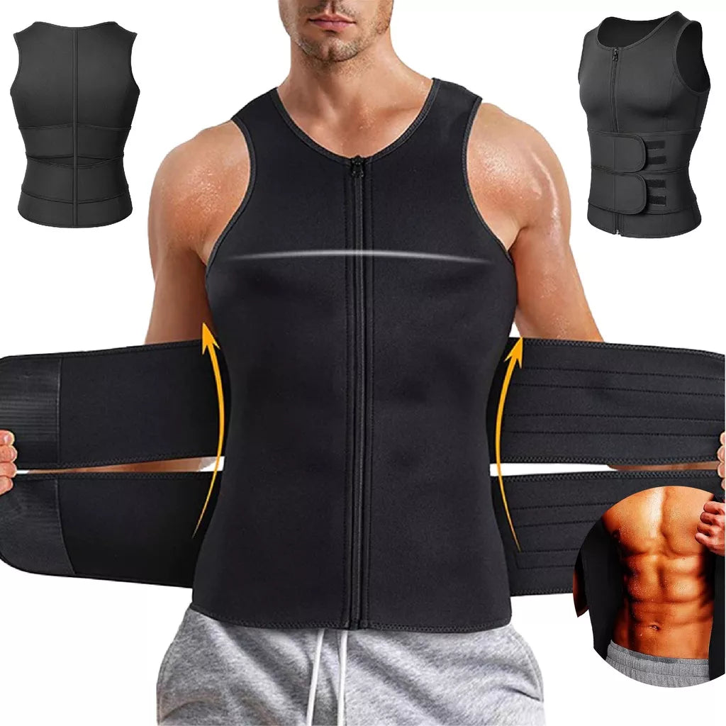 BodyTérmo® - Colete Termoativo Masculino - Reduz Barriga e Queima Calorias