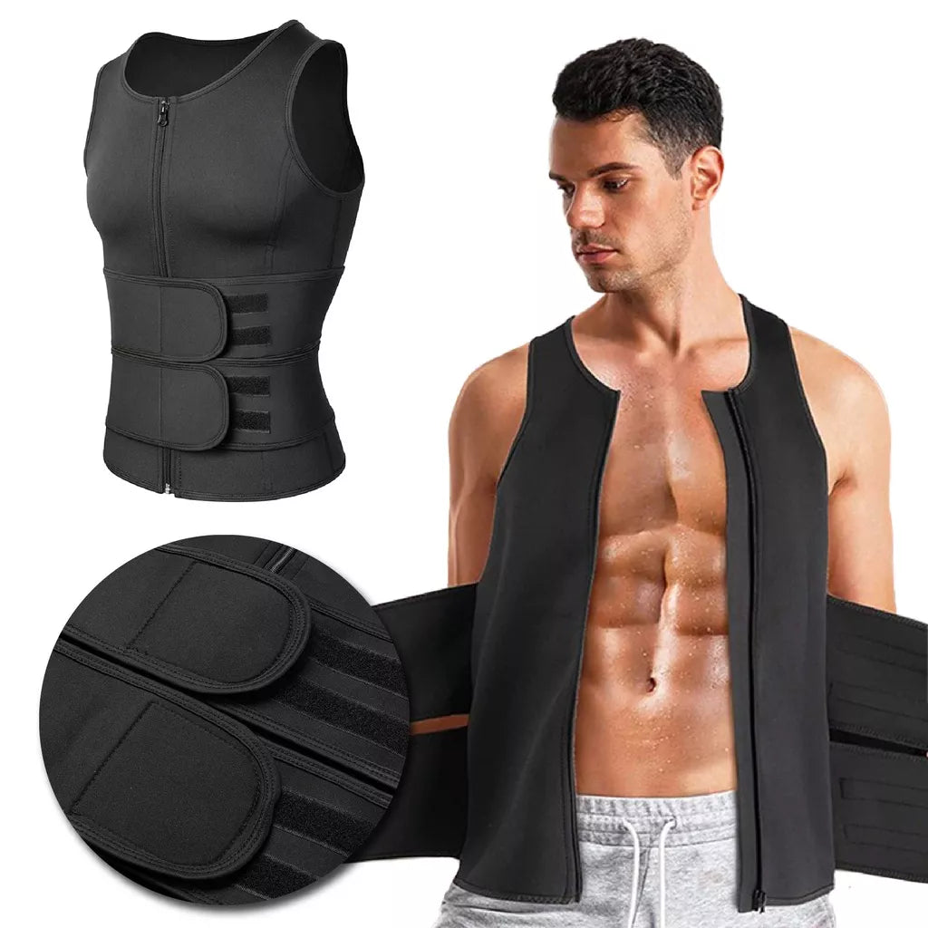 BodyTérmo® - Colete Termoativo Masculino - Reduz Barriga e Queima Calorias