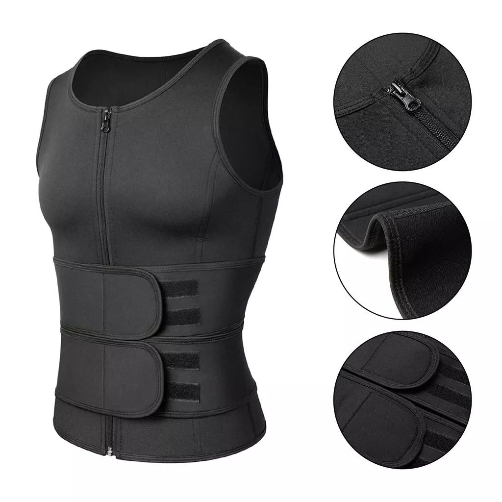 BodyTérmo® - Colete Termoativo Masculino - Reduz Barriga e Queima Calorias