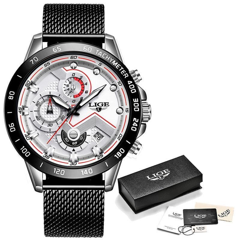 Relógio Casual Masculino Lg Clock - Aço inoxidável